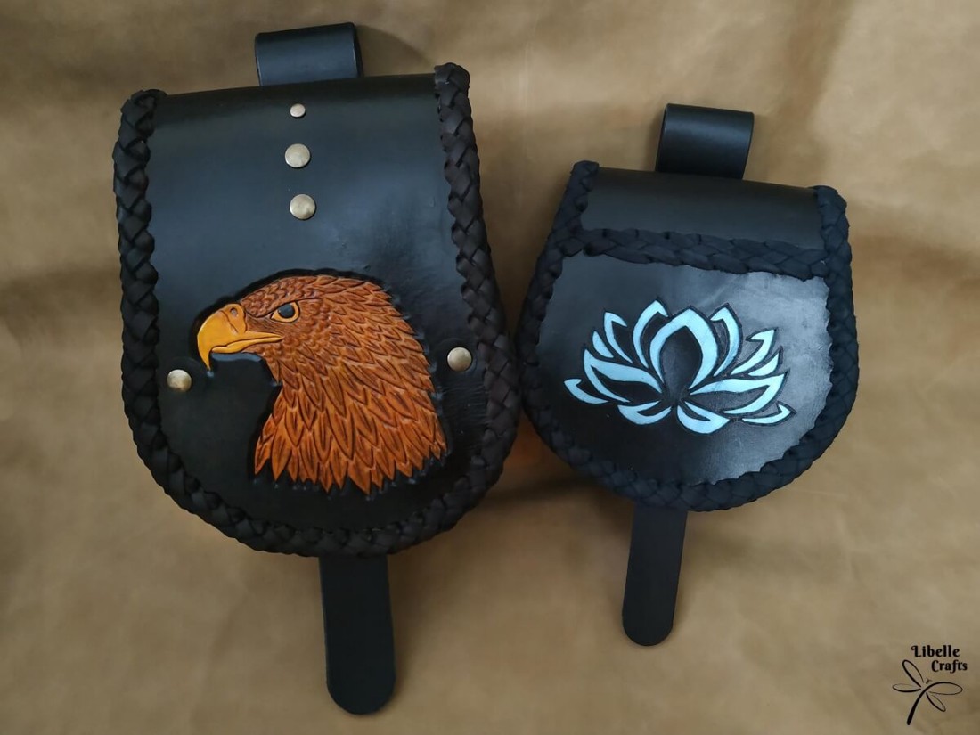 Lótuszvirágos tarsoly - táska & tok - övtáska - Meska.hu