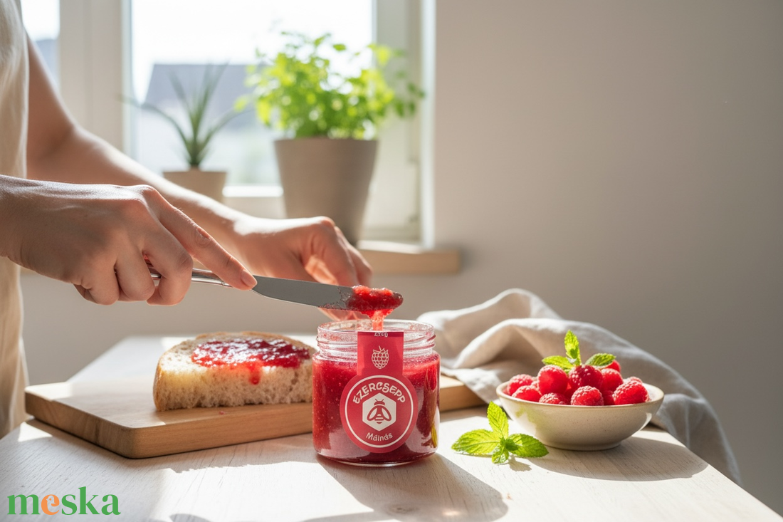 Málnás krémméz - élelmiszer - méz & propolisz - Meska.hu