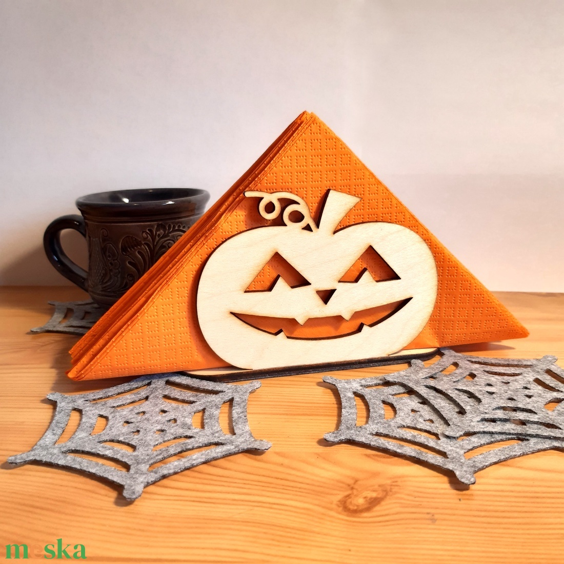 Halloween tök szalvéta tartó - otthon & életmód - dekoráció - halloween - halloweeni dekoráció - Meska.hu Halloween tök szalvéta tartó - otthon & életmód - dekoráció - halloween - halloweeni dekoráció - Meska.hu