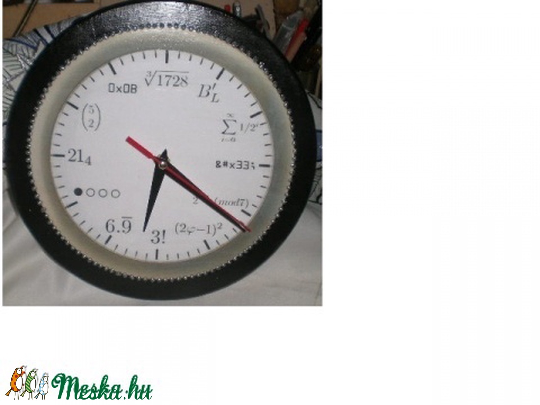 Fali óra matematika tudoroknak -  - Meska.hu