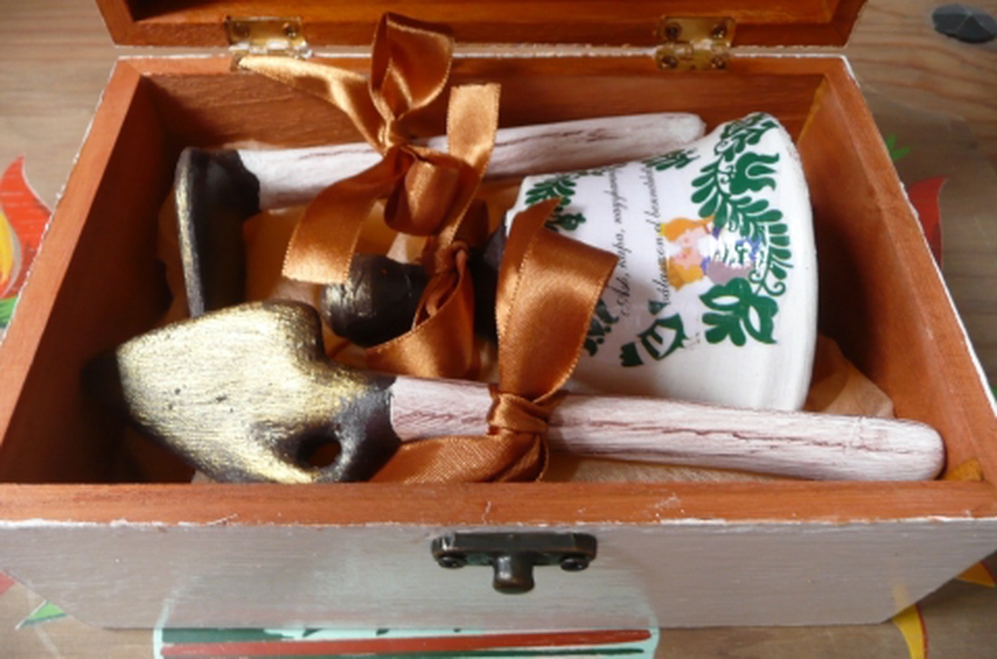 Esküvőre  Ásó, kapa, nagyharang zöldben -  - Meska.hu