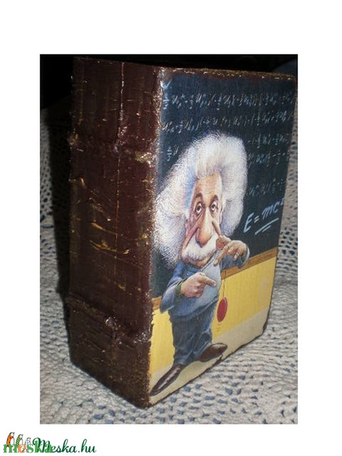 Könyvalakú doboz egy kis Einsteinnek - - Meska.hu Könyvalakú doboz egy kis Einsteinnek - - Meska.hu