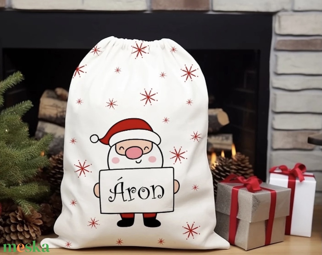 Mikulás zsák névre szóló - karácsony - mikulás - mikulás zsák - Meska.hu Mikulás zsák névre szóló - karácsony - mikulás - mikulás zsák - Meska.hu