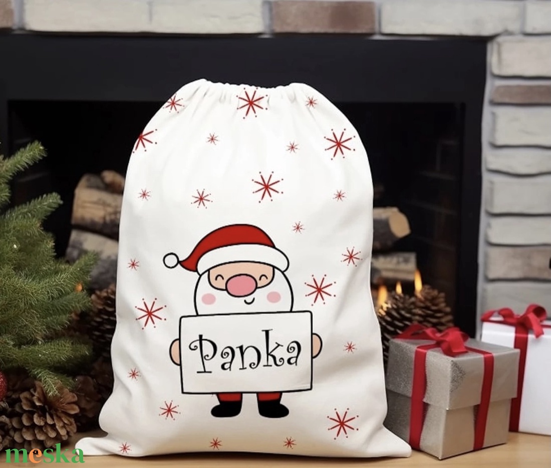 Mikulás zsák névre szóló - karácsony - mikulás - mikulás zsák - Meska.hu Mikulás zsák névre szóló - karácsony - mikulás - mikulás zsák - Meska.hu