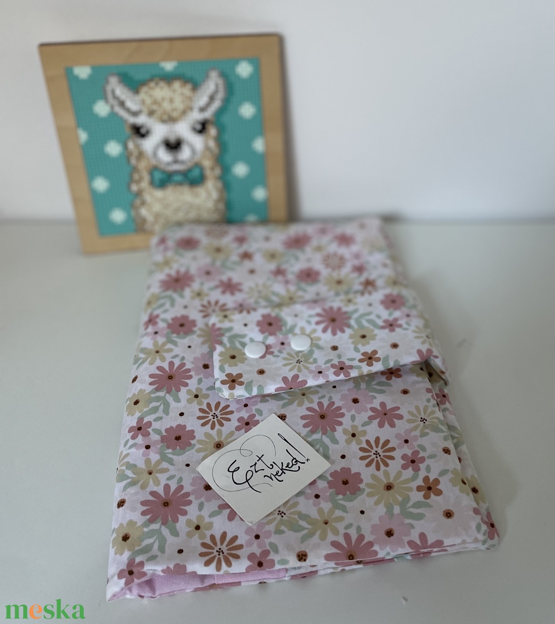 Pelenkázó neszi - pasztell virágos - baba - mama - pelenkázó, babafürdető kellékek - pelenkázó neszeszer, pelenkatartó - Meska.hu