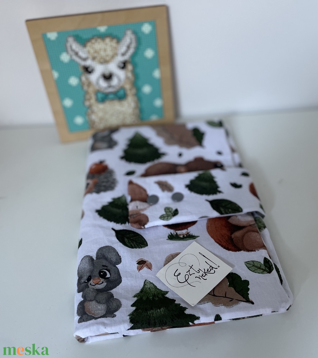 Pelenkázó neszi - erdei állatos - baba - mama - pelenkázó, babafürdető kellékek - pelenkázó neszeszer, pelenkatartó - Meska.hu