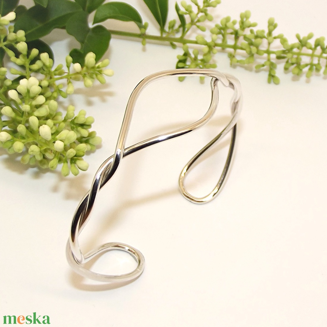 Csavart huzal, női ezüst karkötő, 19 cm (EK.019) - ékszer - karkötő - karperec - Meska.hu Csavart huzal, női ezüst karkötő, 19 cm (EK.019) - ékszer - karkötő - karperec - Meska.hu
