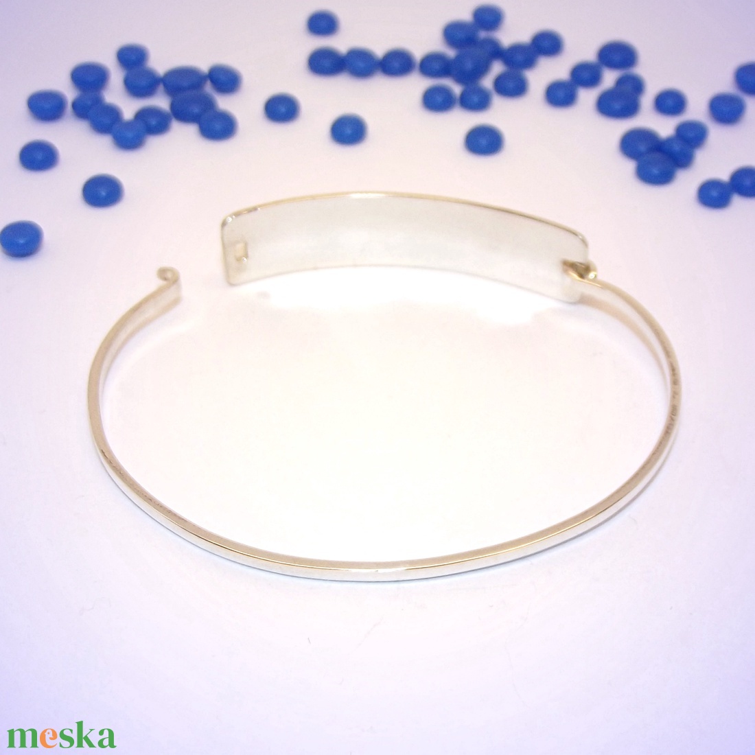 Dupla lemez, női ezüst karkötő, 17,5 cm (EK.007) - ékszer - karkötő - karperec - Meska.hu Dupla lemez, női ezüst karkötő, 17,5 cm (EK.007) - ékszer - karkötő - karperec - Meska.hu