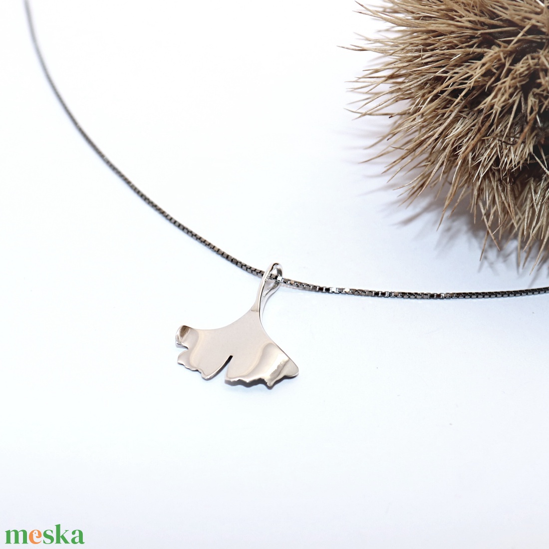 Ginkgo biloba, antikolt, női ezüst nyaklánc, 40-45 cm (EGK.03) - ékszer - nyaklánc - medálos nyaklánc - Meska.hu Ginkgo biloba, antikolt, női ezüst nyaklánc, 40-45 cm (EGK.03) - ékszer - nyaklánc - medálos nyaklánc - Meska.hu