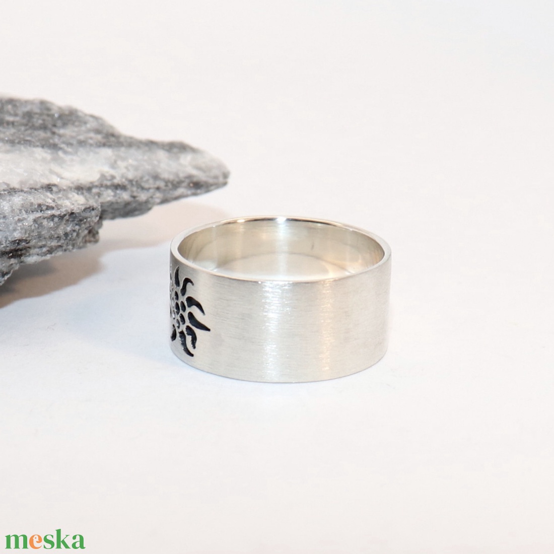 Havasi gyopár, női ezüst gyűrű (VSZÉ.42) - ékszer - gyűrű - statement gyűrű - Meska.hu