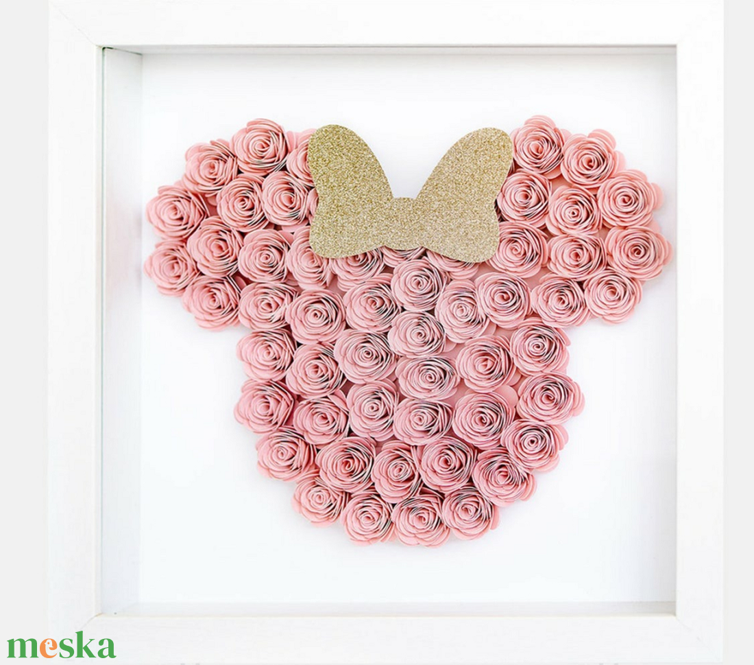 Minnie 3D Virágkép - otthon & életmód - dekoráció - kép & falikép - 3d képek - Meska.hu