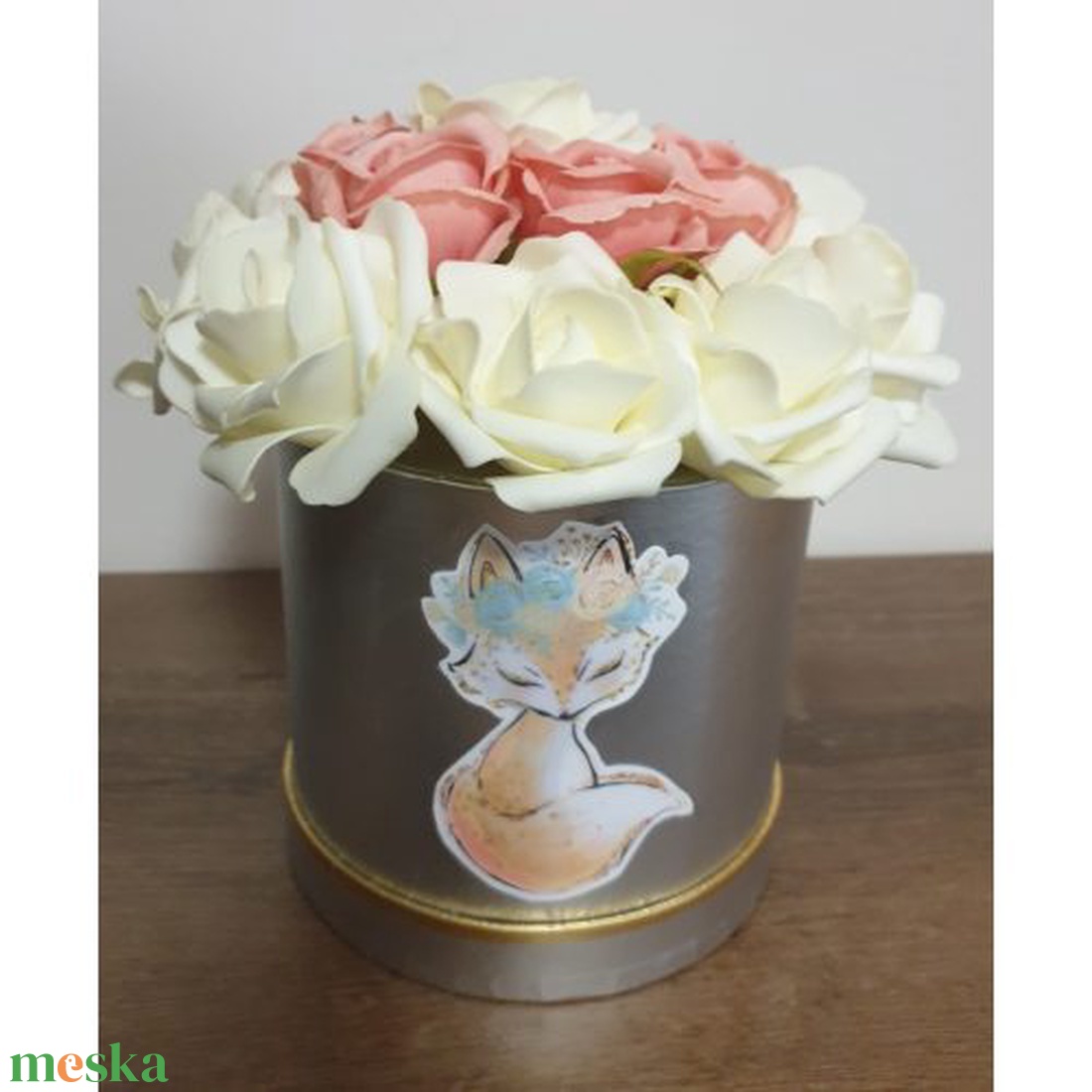 Róka virágbox - otthon & életmód - dekoráció - virágdísz és tartó - virágbox, virágdoboz - Meska.hu