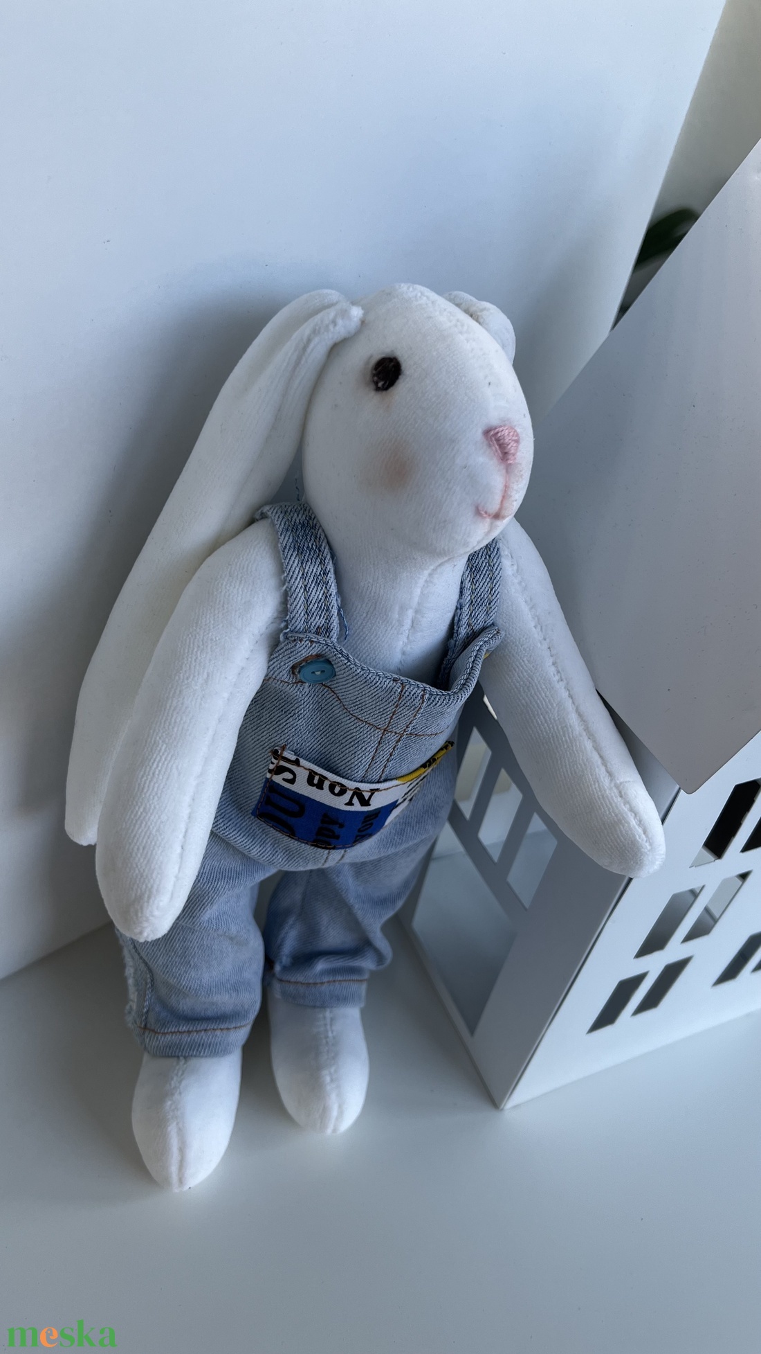 Nyuszi fiú - játék & sport - plüssállat & játékfigura - nyuszi - Meska.hu