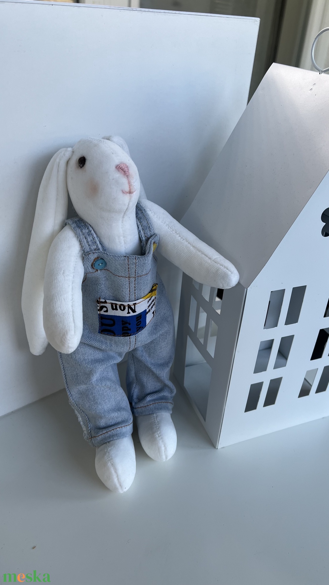 Nyuszi fiú - játék & sport - plüssállat & játékfigura - nyuszi - Meska.hu