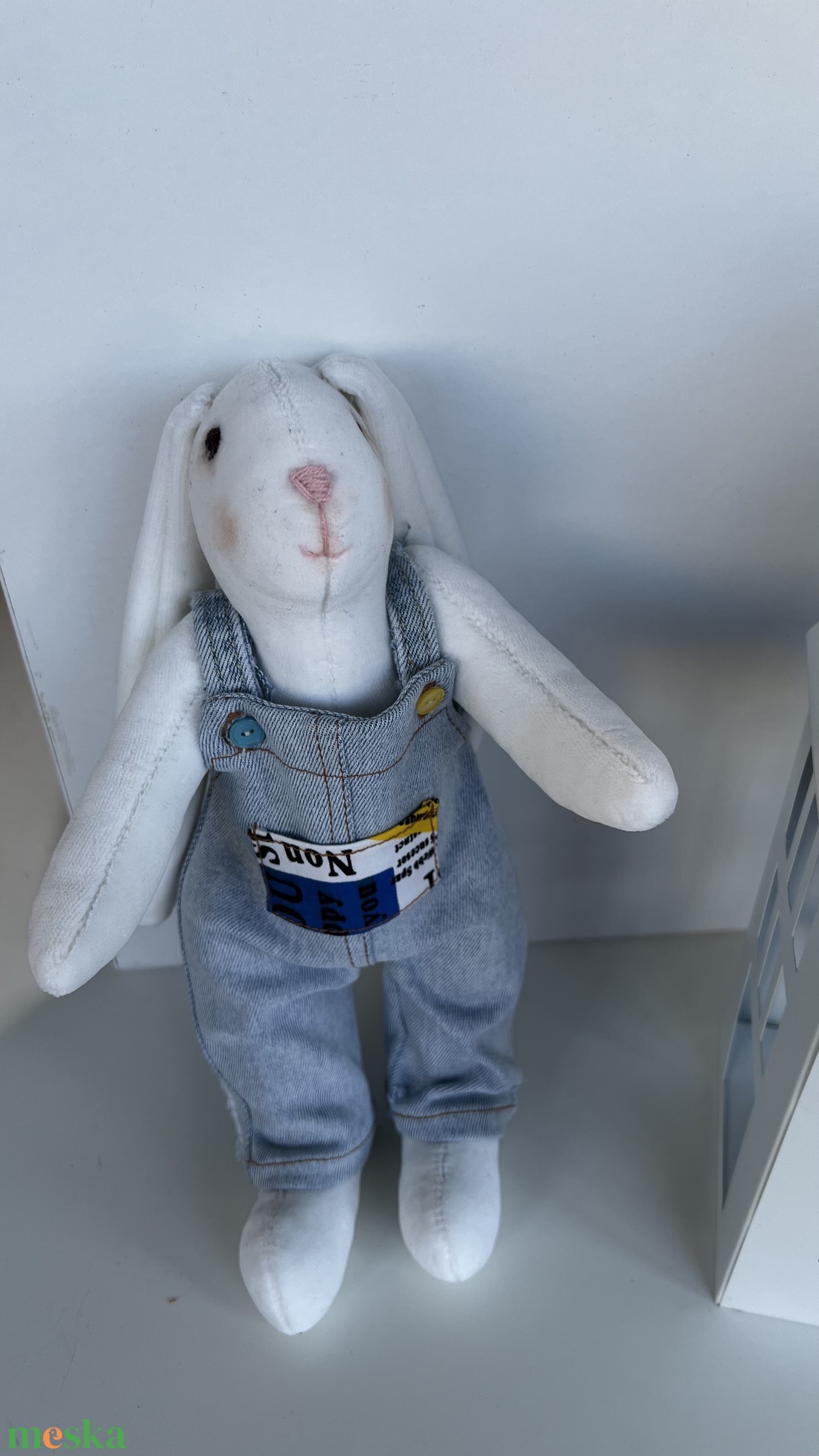 Nyuszi fiú - játék & sport - plüssállat & játékfigura - nyuszi - Meska.hu