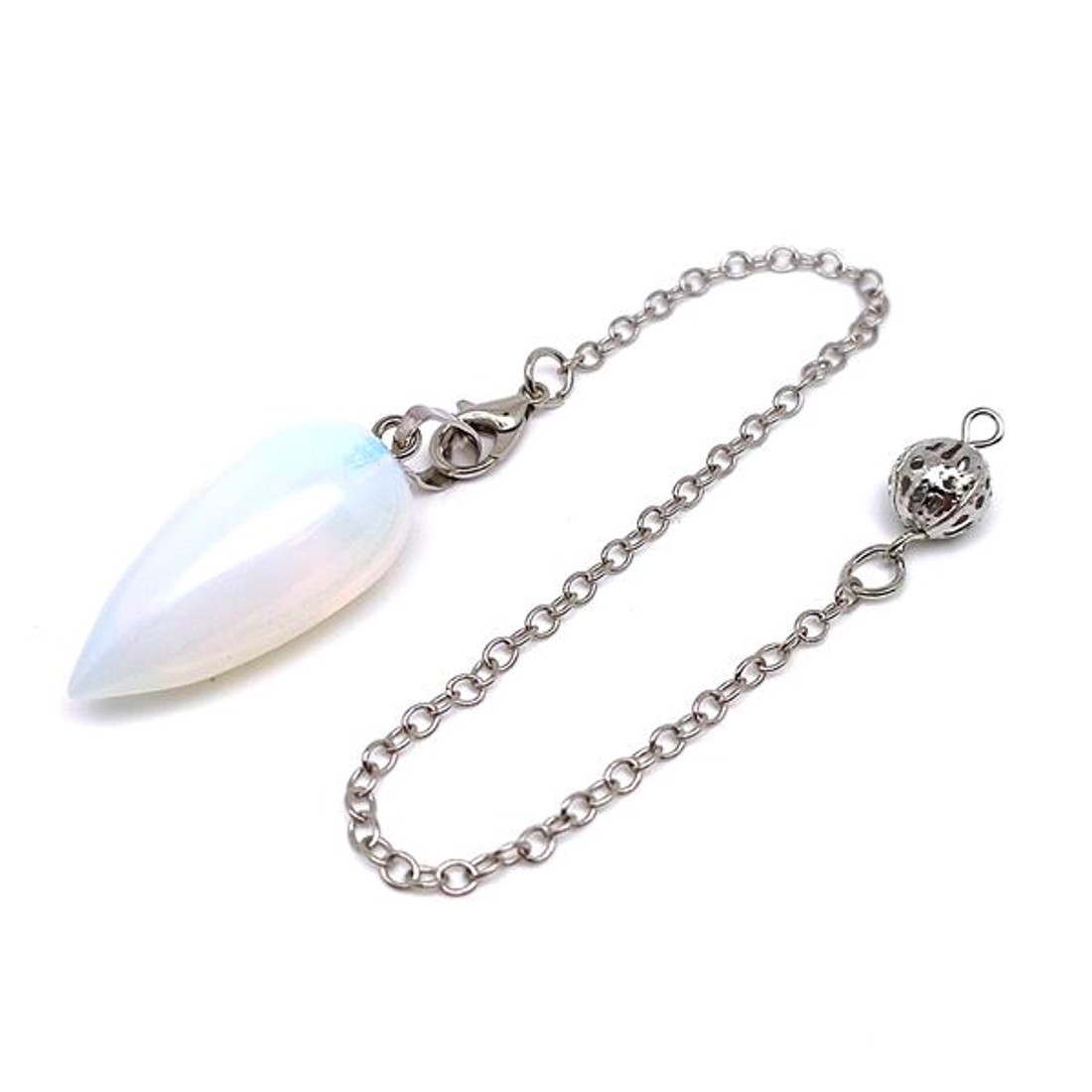 Inga csepp opalit 1,5x3cm - otthon & életmód - dekoráció - spiritualitás - inga - Meska.hu