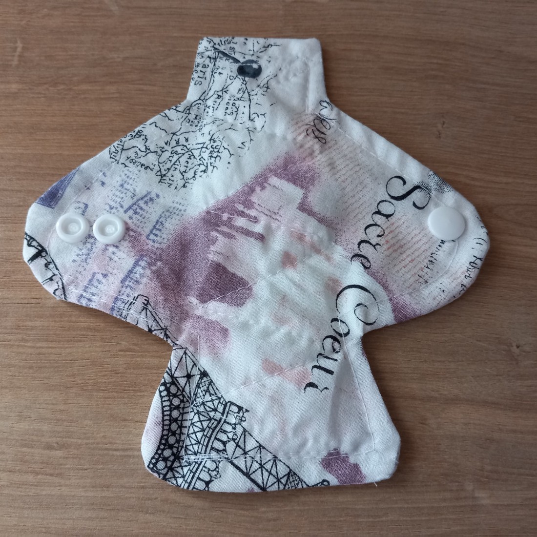 Párizs tisztasági mosható betét 16cm - szépségápolás - intim higiénia - tisztasági betét - Meska.hu