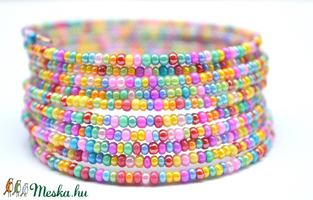 Candy crash - színes cukor karkötő -  - Meska.hu