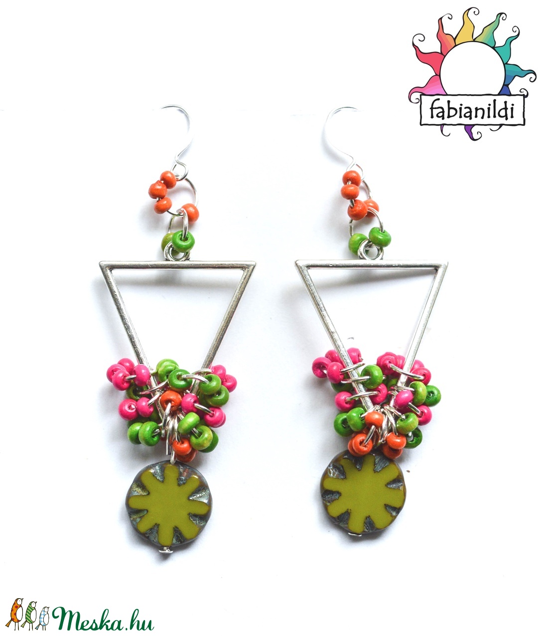 Fürtöcske fülbevaló -  - Meska.hu