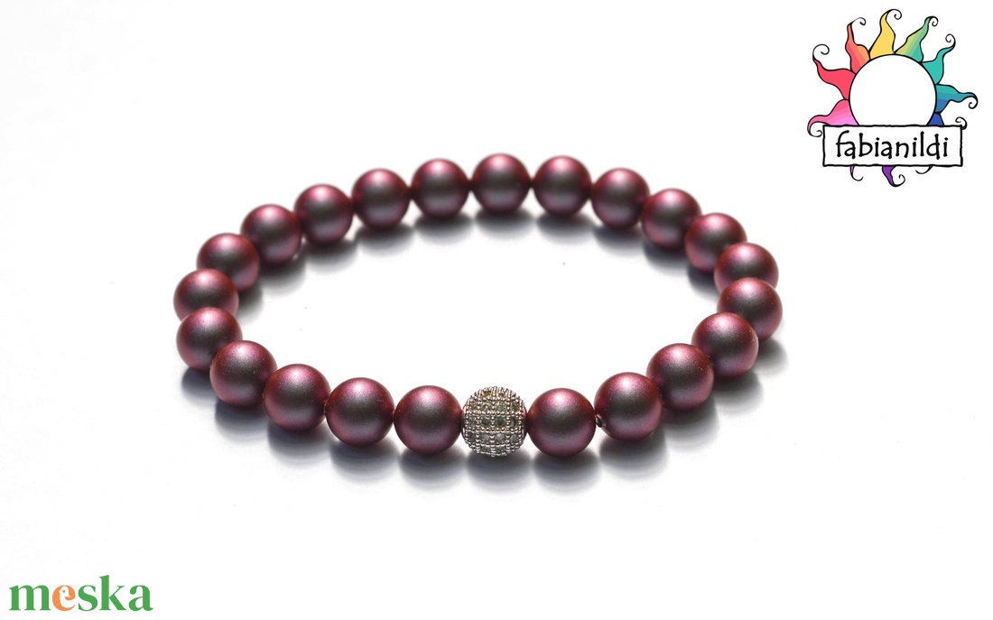 Ködös romantika karkötő Swarovski és cirkonia felhasználásával - ékszer - karkötő - gyöngyös karkötő - Meska.hu Ködös romantika karkötő Swarovski és cirkonia felhasználásával - ékszer - karkötő - gyöngyös karkötő - Meska.hu
