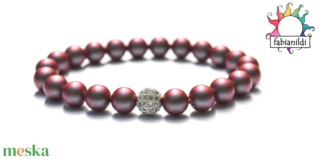 Ködös romantika karkötő Swarovski és cirkonia felhasználásával - ékszer - karkötő - gyöngyös karkötő - Meska.hu Ködös romantika karkötő Swarovski és cirkonia felhasználásával - ékszer - karkötő - gyöngyös karkötő - Meska.hu