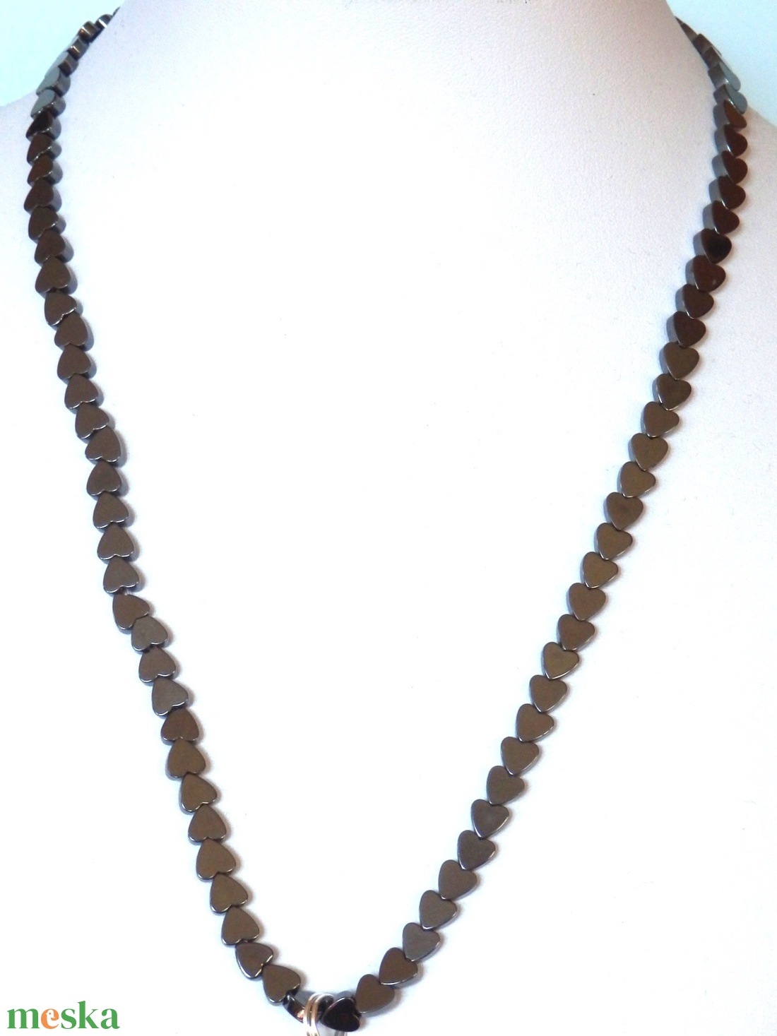 Kőszív hematit nyaklánc - ékszer - nyaklánc - Meska.hu