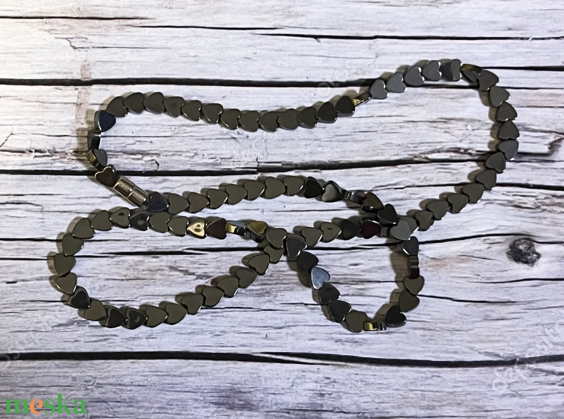 Kőszív hematit nyaklánc - ékszer - nyaklánc - Meska.hu