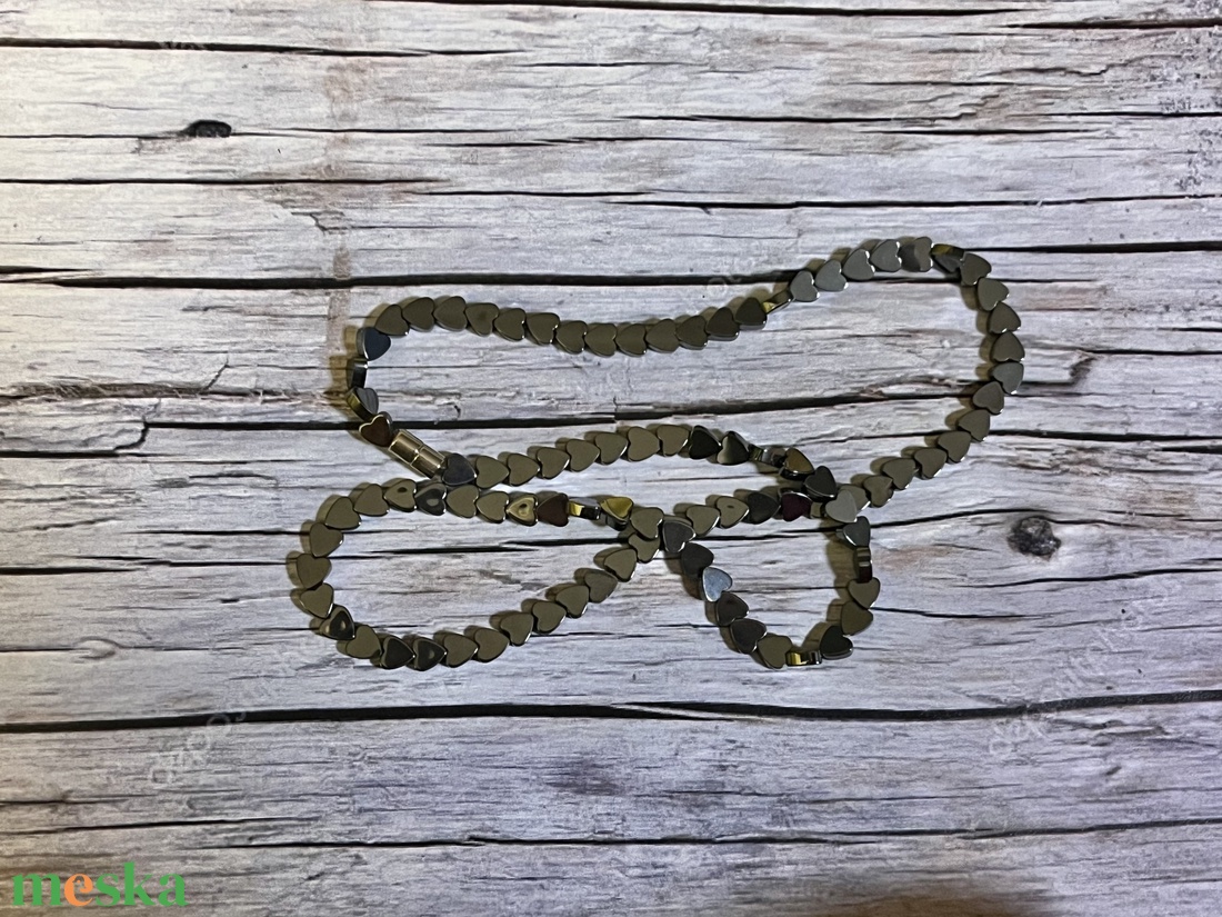 Kőszív hematit nyaklánc - ékszer - nyaklánc - Meska.hu