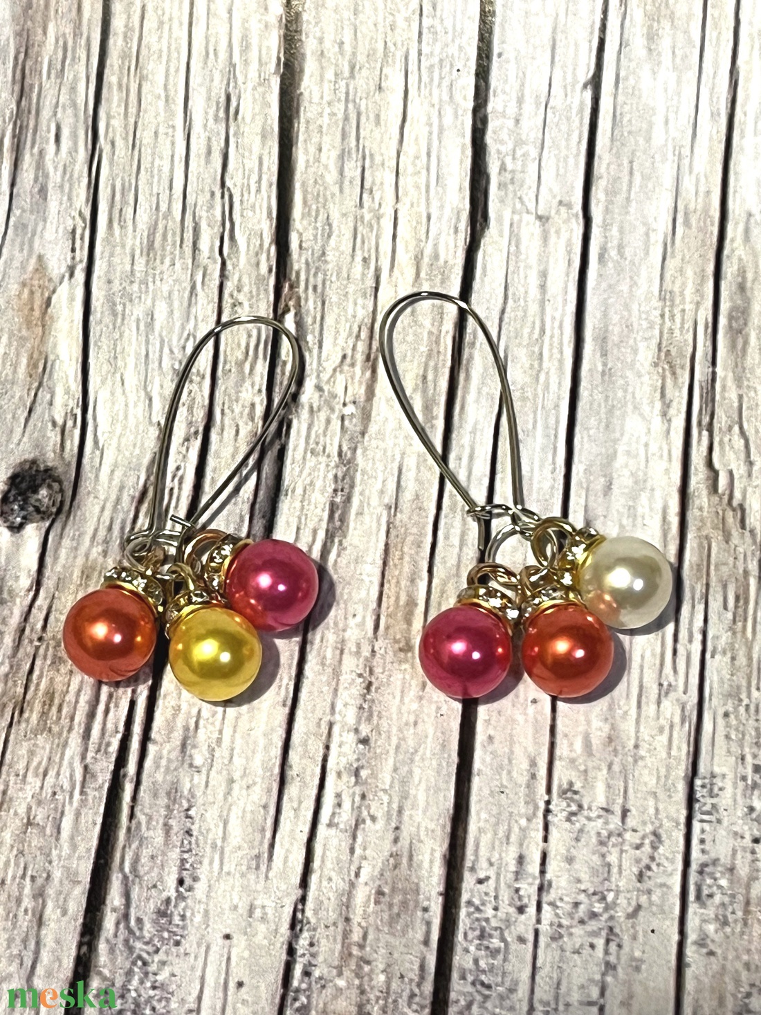 Karácsonyi varázs fülbevaló - ékszer - fülbevaló - lógó fülbevaló - Meska.hu