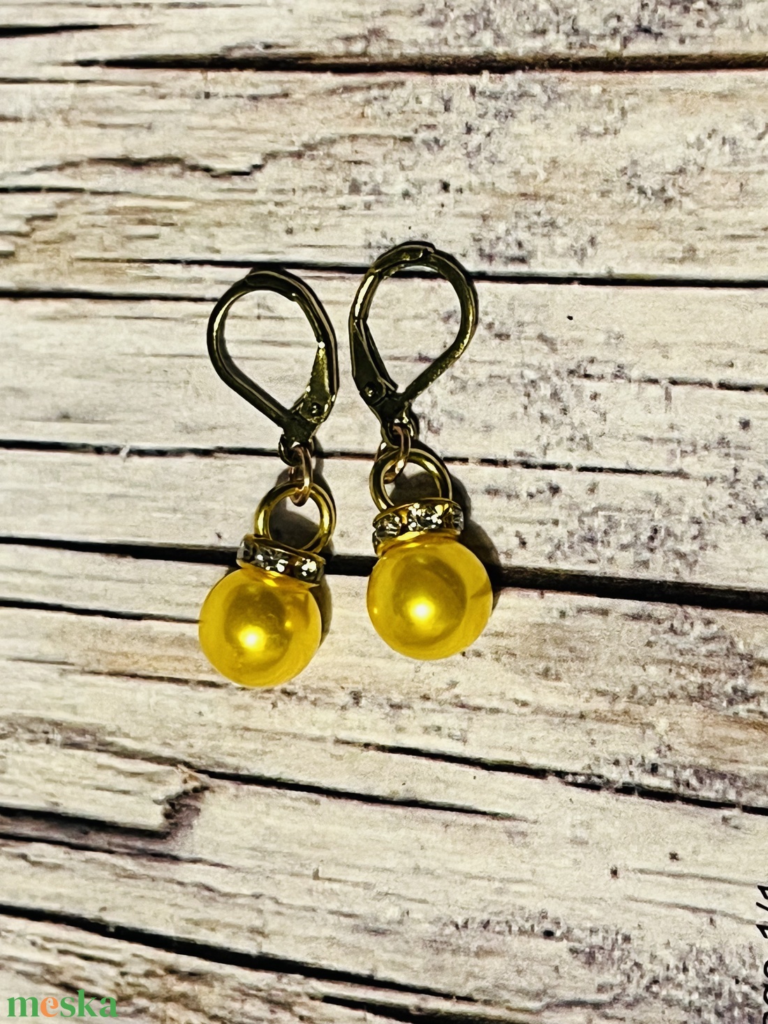 Karácsonyi csillogás fülbevaló - ékszer - fülbevaló - lógó fülbevaló - Meska.hu