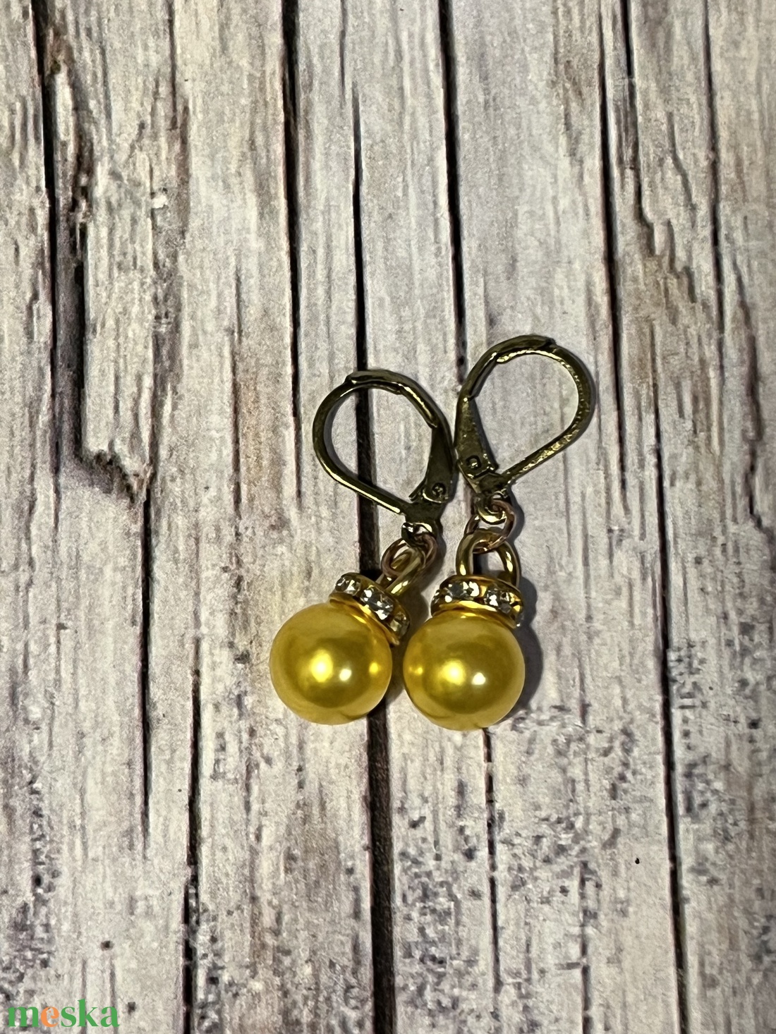 Karácsonyi csillogás fülbevaló - ékszer - fülbevaló - lógó fülbevaló - Meska.hu