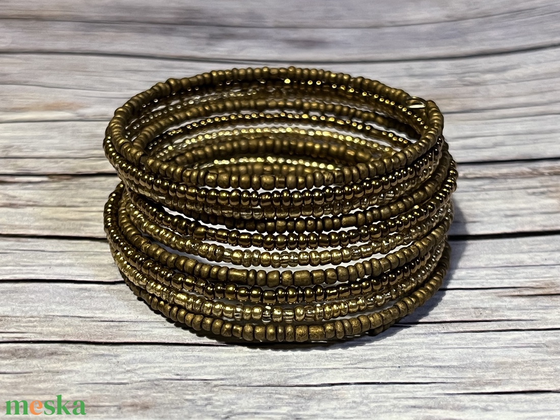 Bronz káosz karkötő -  - Meska.hu