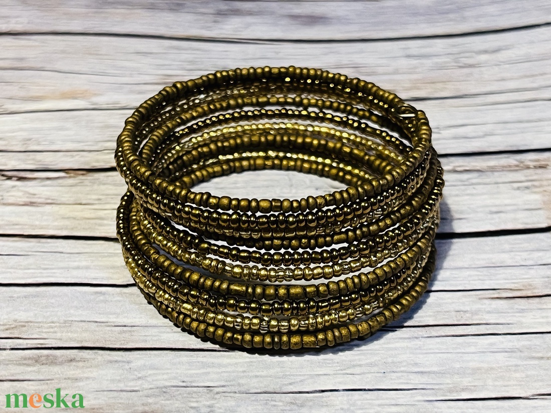 Bronz káosz karkötő -  - Meska.hu