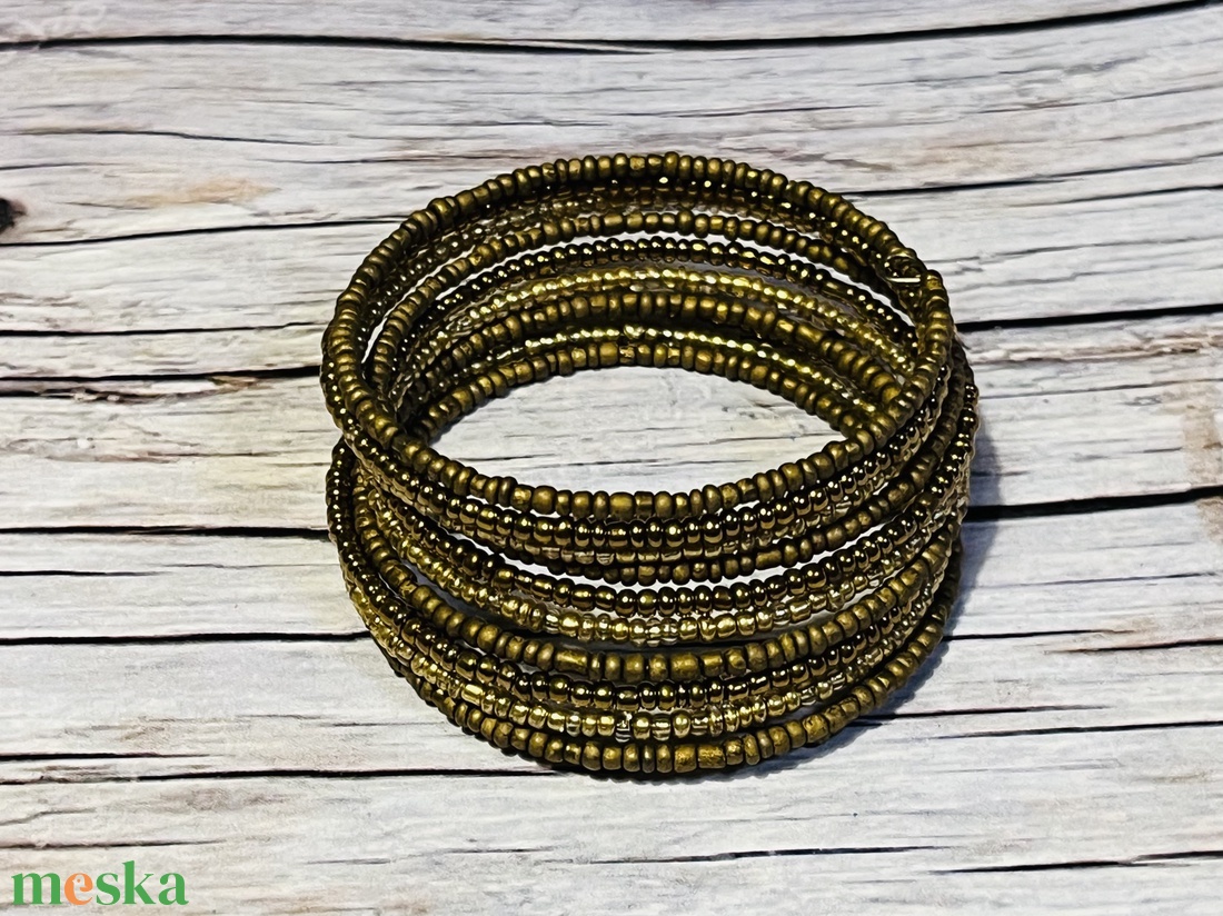 Bronz káosz karkötő -  - Meska.hu