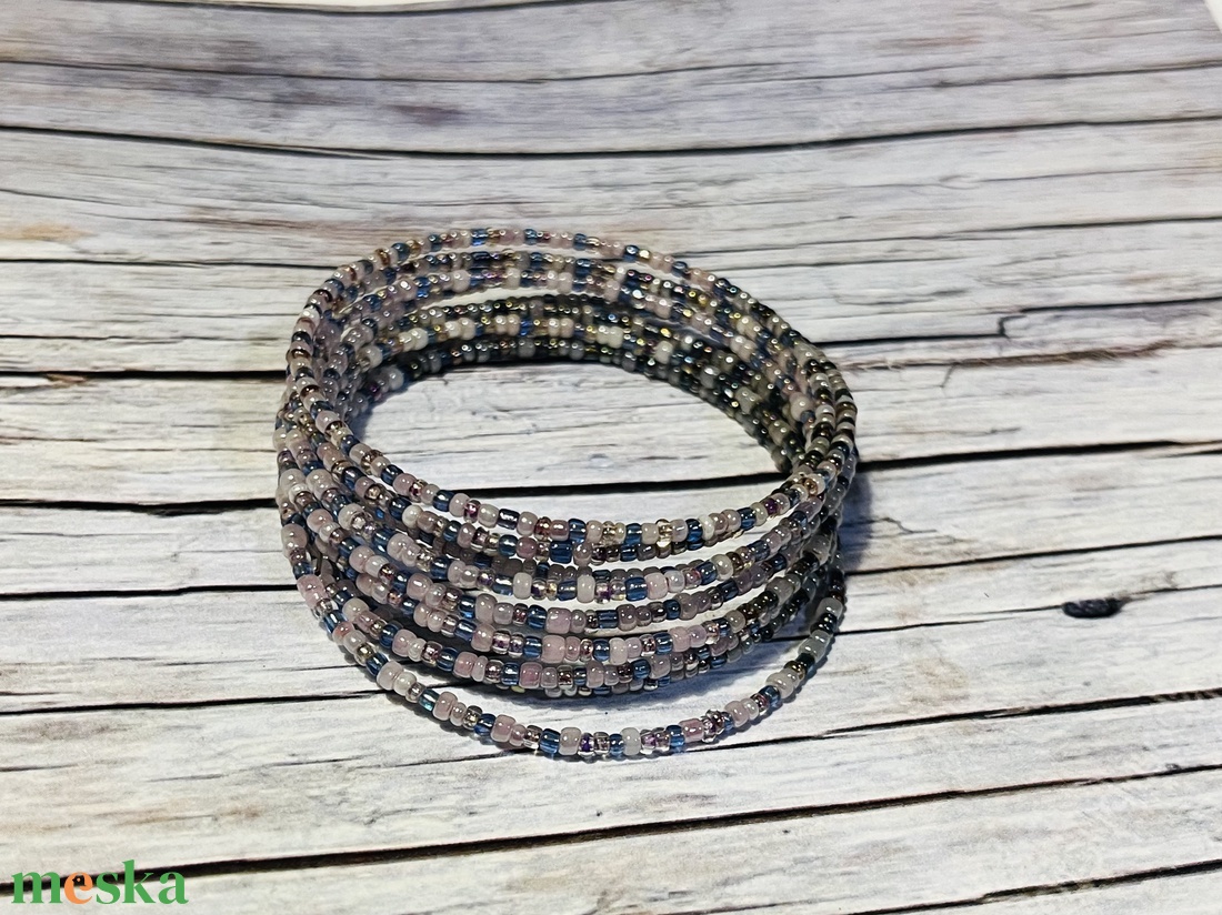 Lila boogie karkötő -  - Meska.hu