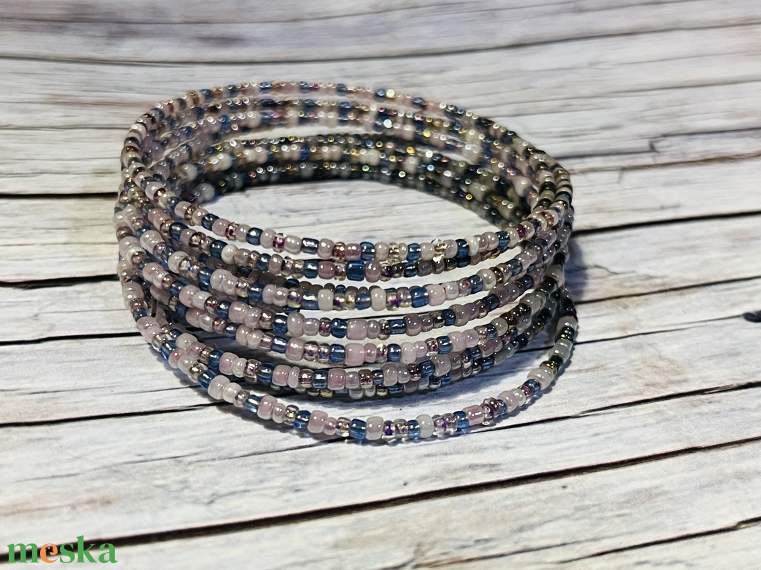 Lila boogie karkötő -  - Meska.hu