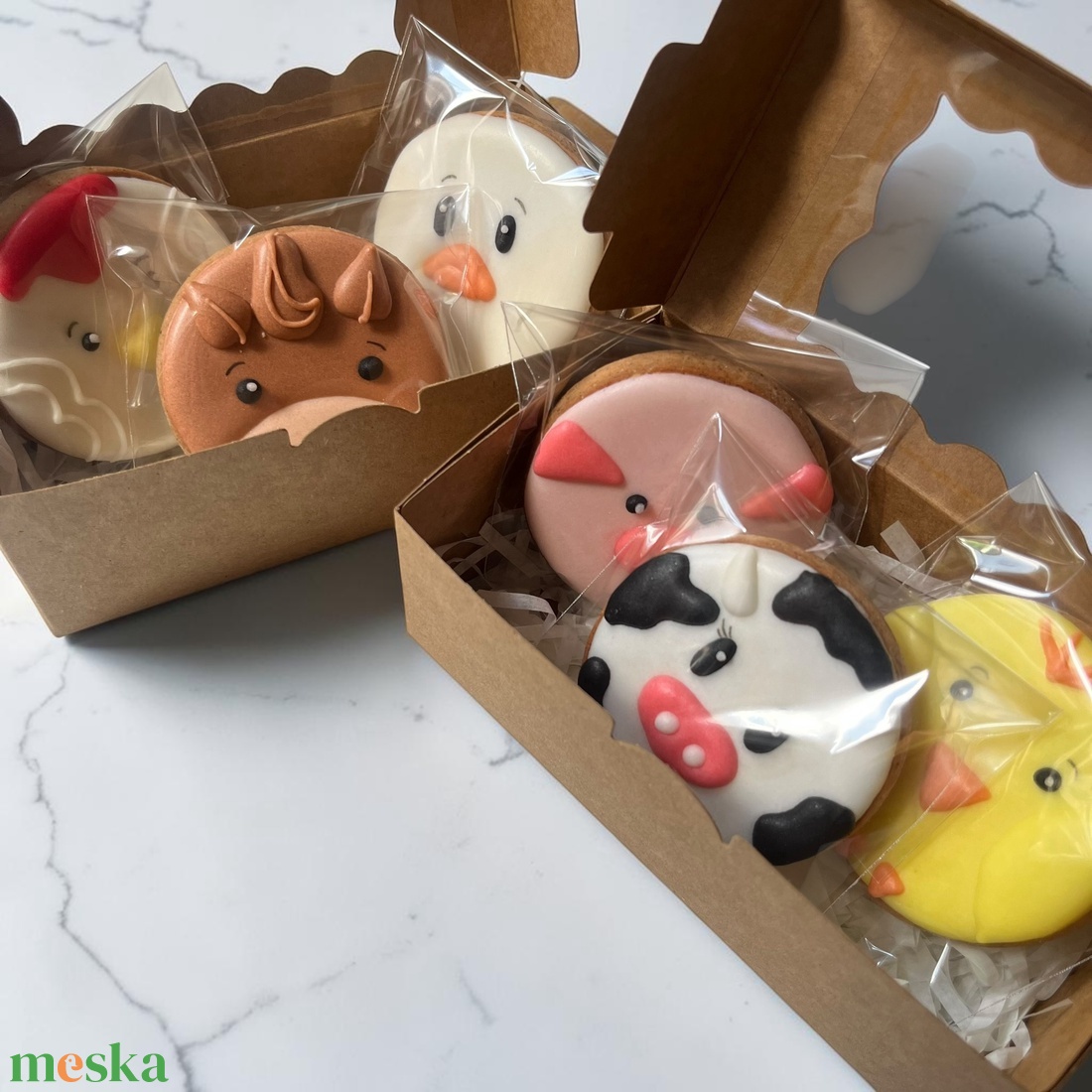 Farm Állatkák Mézeskalács Szett - otthon & életmód - dekoráció - dísztárgy - Meska.hu