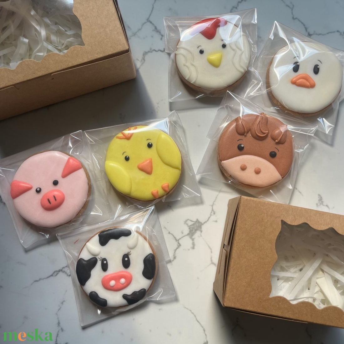 Farm Állatkák Mézeskalács Szett - otthon & életmód - dekoráció - dísztárgy - Meska.hu
