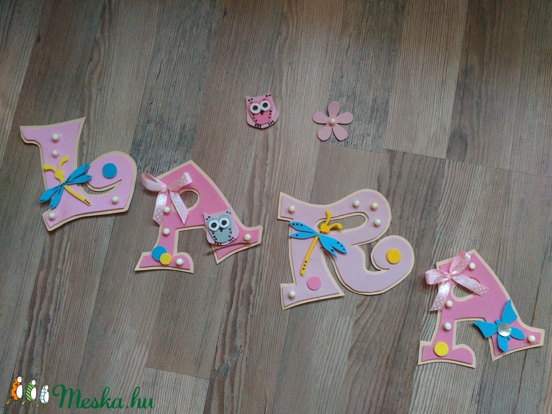 LARA 15cm-es  -  Bababetű, nevek, babaváró -  - Meska.hu