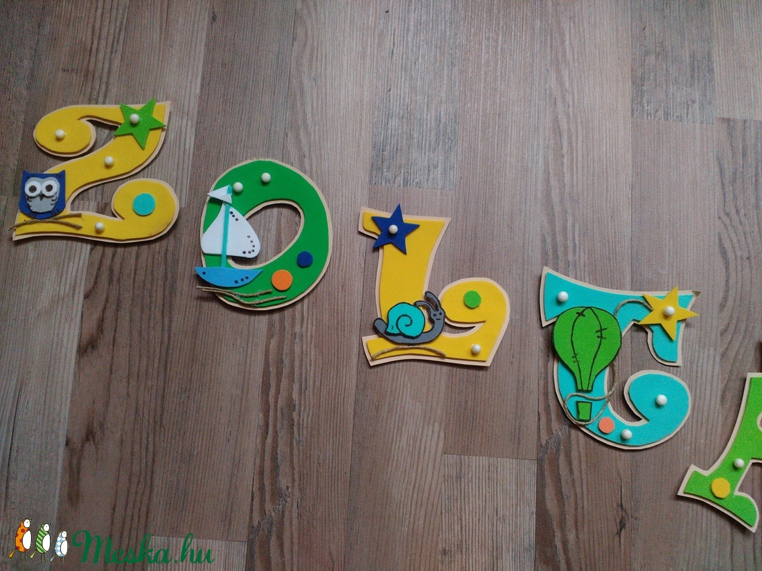 ZOLTÁN - Bababetűk, babanév, babaváró ajándék, fiúcska -  - Meska.hu