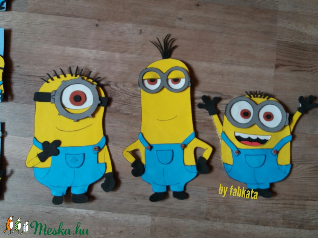Minion invázió, 3 db Minion figura, Falmatrica -  - Meska.hu