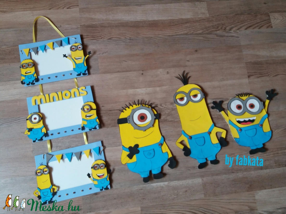 Minion invázió, 3 db Minion figura, Falmatrica -  - Meska.hu