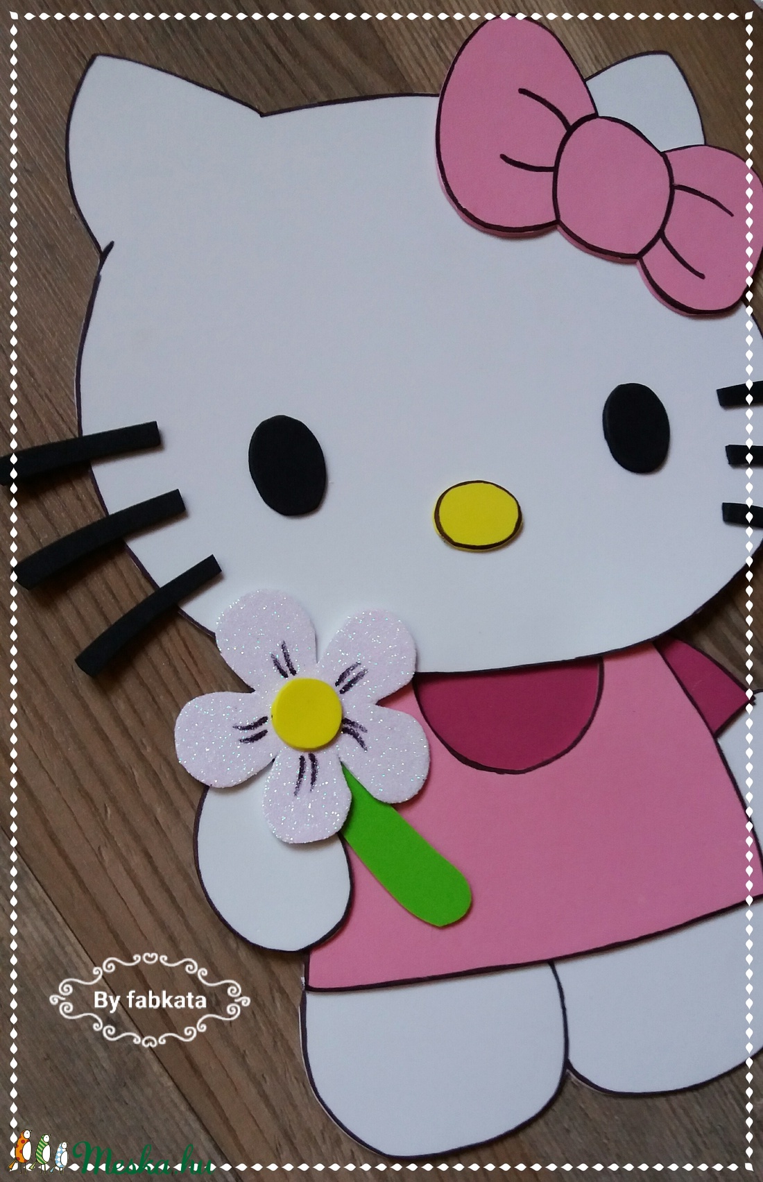 Hello Kitty dekorgumi falmatrica -  - Meska.hu