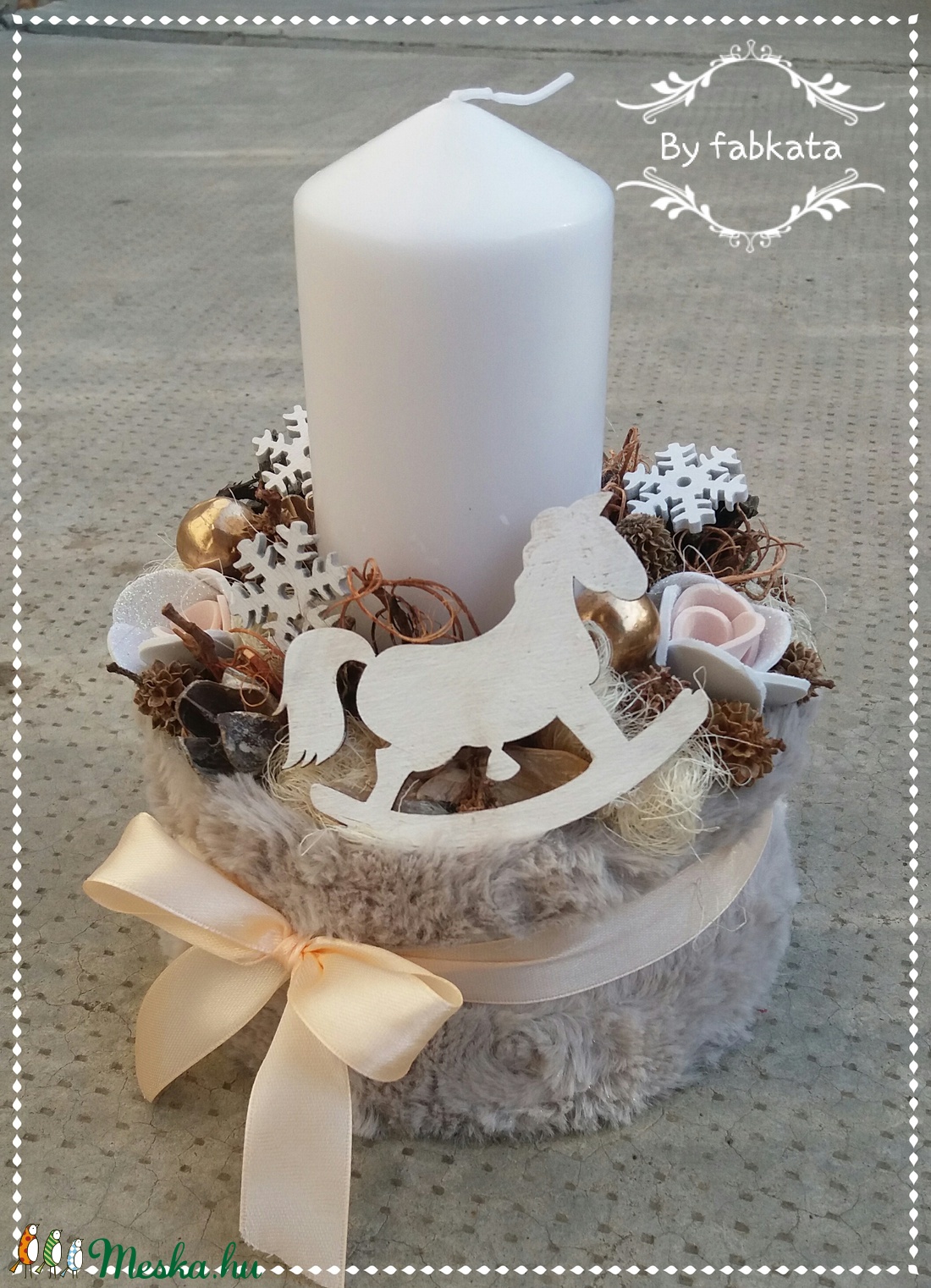 Winter Fashion adventi box karácsonyi asztaldísz doboz -  - Meska.hu