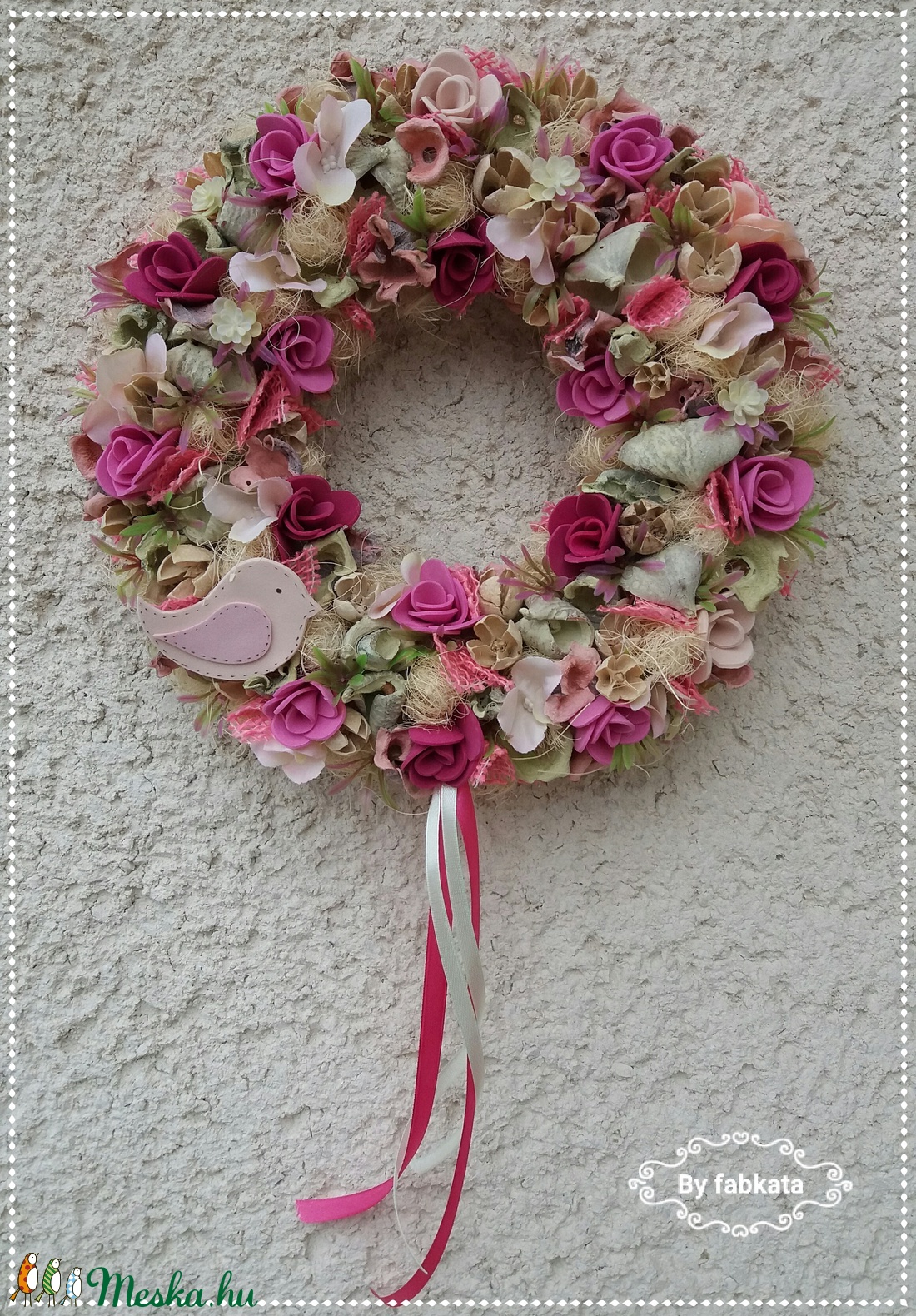 Tavaszi szél ajtódísz  kopogtató  -  - Meska.hu