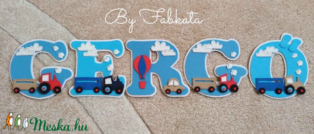 Gergő 15cm Dekorgumi babanév falmatrica bababetű - - Meska.hu Gergő 15cm Dekorgumi babanév falmatrica bababetű - - Meska.hu