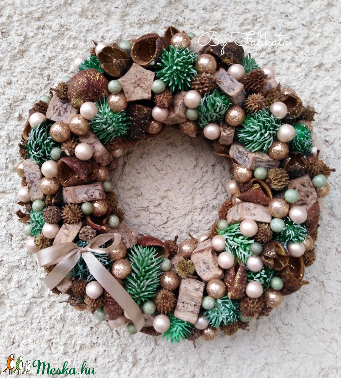 Karácsonyi adventi ajtódísz kopogtató 24cm koszorú - karácsony - Meska.hu Karácsonyi adventi ajtódísz kopogtató 24cm koszorú - karácsony - Meska.hu