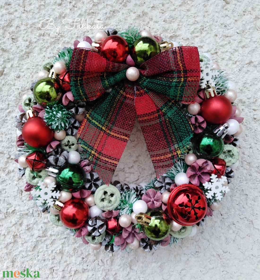 Adventi karácsonyi ajtódísz kopogtató 24cm koszorú - karácsony - adventi díszek - adventi ajtódísz - Meska.hu Adventi karácsonyi ajtódísz kopogtató 24cm koszorú - karácsony - adventi díszek - adventi ajtódísz - Meska.hu