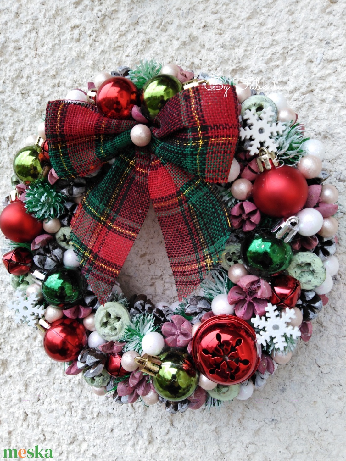 Adventi karácsonyi ajtódísz kopogtató 24cm koszorú - karácsony - adventi díszek - adventi ajtódísz - Meska.hu Adventi karácsonyi ajtódísz kopogtató 24cm koszorú - karácsony - adventi díszek - adventi ajtódísz - Meska.hu