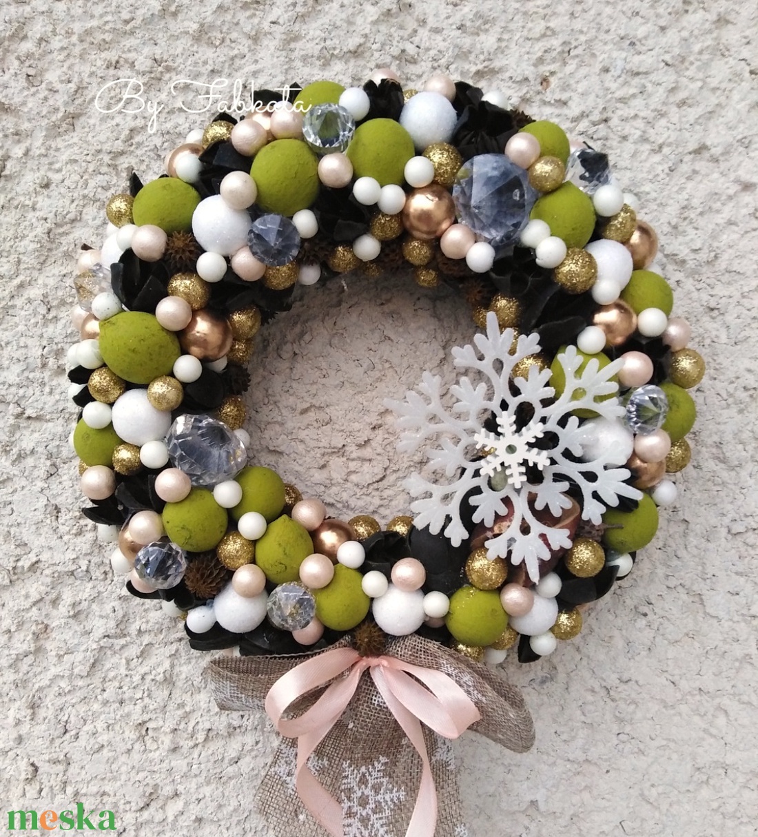 Arany hópihés szett adventi karácsonyi ajtódísz kopogtató 24cm koszorú  - karácsony - adventi díszek - adventi ajtódísz - Meska.hu Arany hópihés szett adventi karácsonyi ajtódísz kopogtató 24cm koszorú  - karácsony - adventi díszek - adventi ajtódísz - Meska.hu